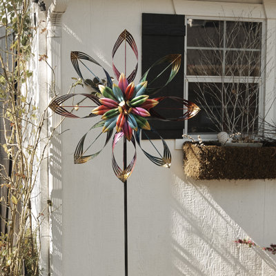 Mediapolis Metal Abstract Windmill