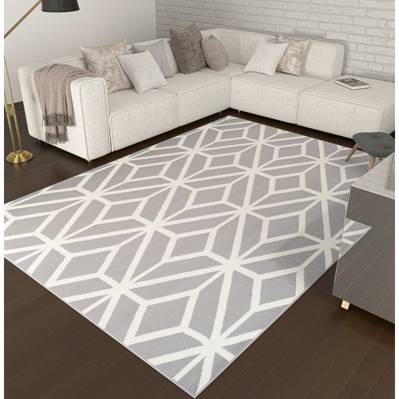 Alefiyah 93 tapis modernes pour le salon, Rectangle de 5 pi x 8 pi