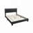 Bed with Fabric  Headboard,Light-1770683863