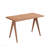 Rattan & Natural Finish Dining Table