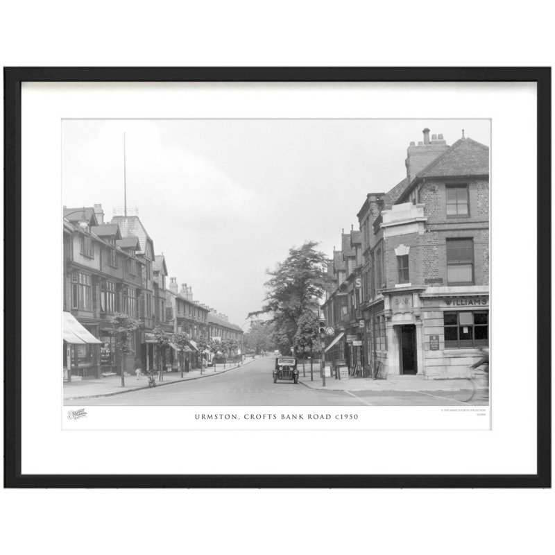 Urmston, Crofts Bank Road C1950 by Francis Frith - Single Picture Frame Print, 45cm H x 60cm W x 2.3cm D