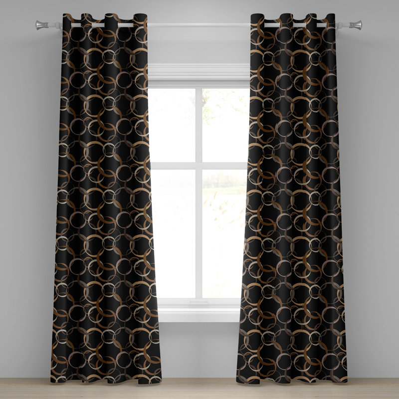 Motif de rideau à œillets Union Rustic, L 50 po x L 96 po