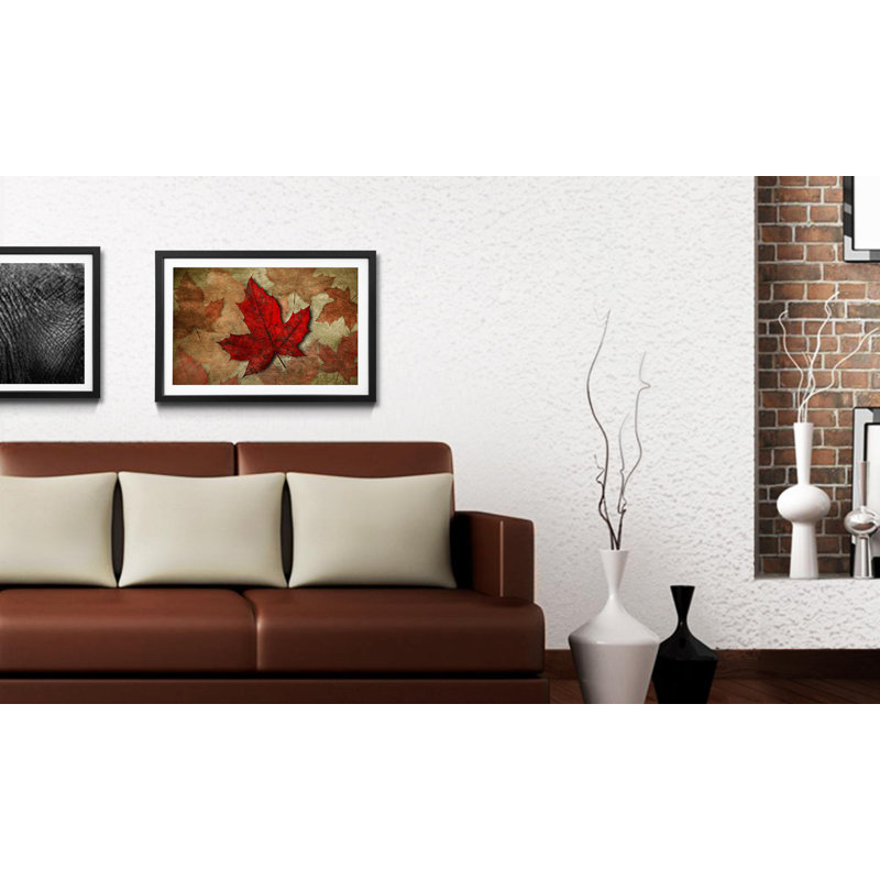 Streetart The Fall - Single Picture Frame Print, 64cm H x 84cm W x 2.2cm D