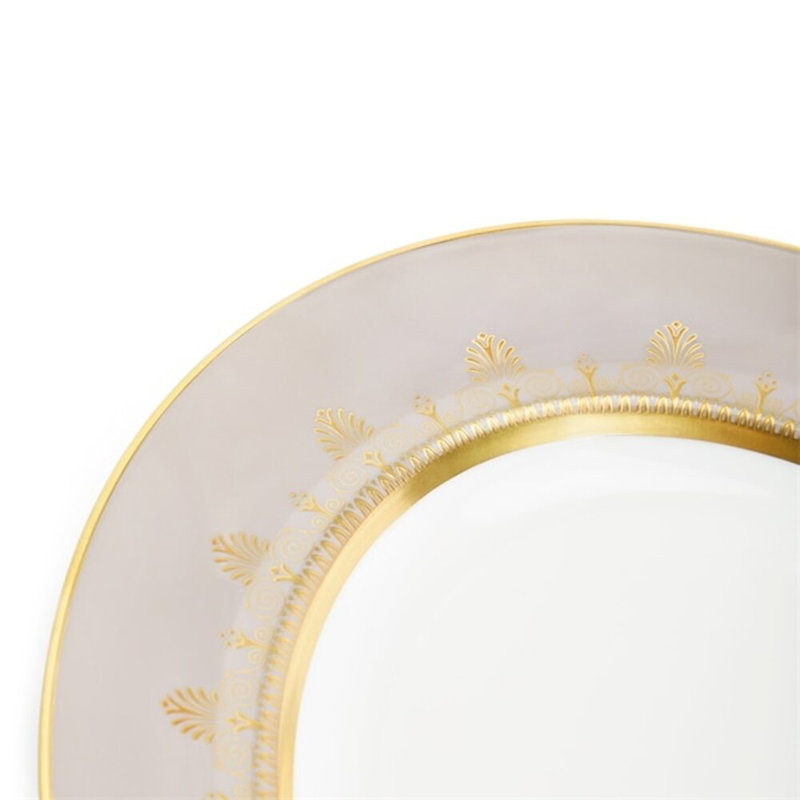 Anthemion Gray 14in Oval Platter