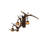 Wrought Iron Flush Mounted Sconce