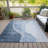 Charlsea Washable Abstract Indoor / Outdoor Rug-1116543283