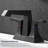 2-Handle Heavy Duty Bathroom Faucet With Drain And Supply Kits, Modern Style Lavatory Deck Mounted Faucet Matte Black 4001-MB-117992756