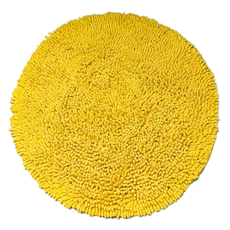 Virginio Non-Slip Bath Rug, Yellow
