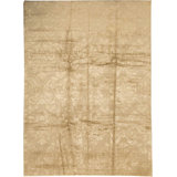 Hand Woven Wool Damask Area Rug