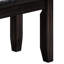 Banc avec coussin touffeté