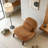 Cute Accent Chair with Solid Wood Legs-730907294-730907293