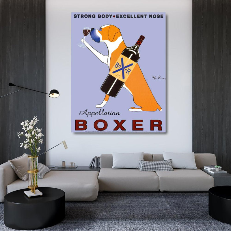 Appellation Boxer, H 46 po x l 36 po