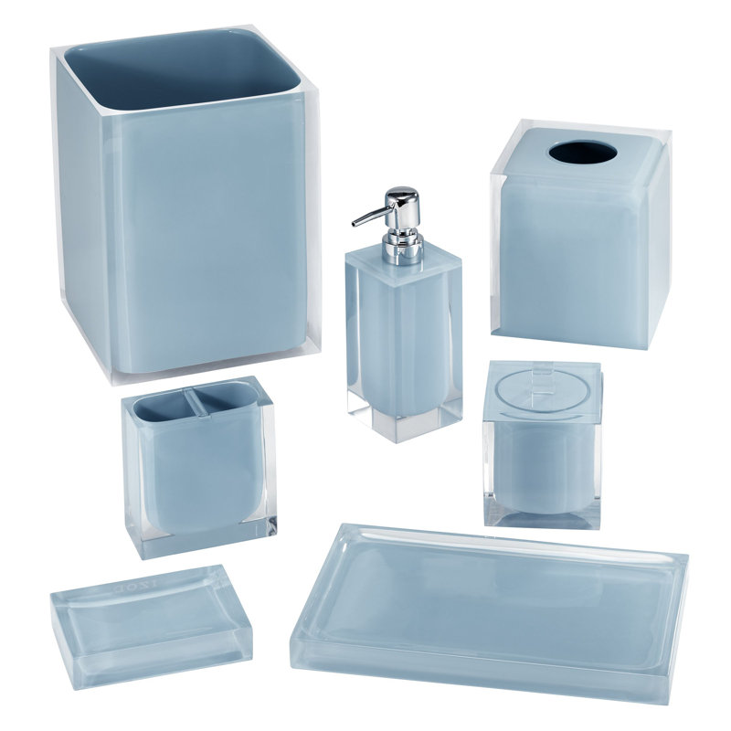 Izod Marina Bathroom Storage Container, Blue 