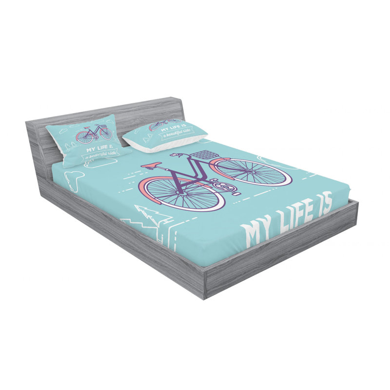 Microfiber Sheet Set, Full Sheet Set with Fitted Sheet