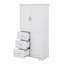 Armoire de rangement haute et large avec portes et trois tiroirs-510817909