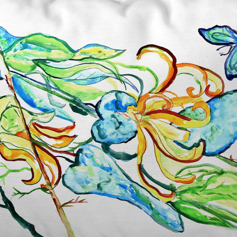 Floral Throw Pillow