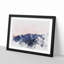 Pink Sunrise over a Forest - Framed Print-56892140-56892145