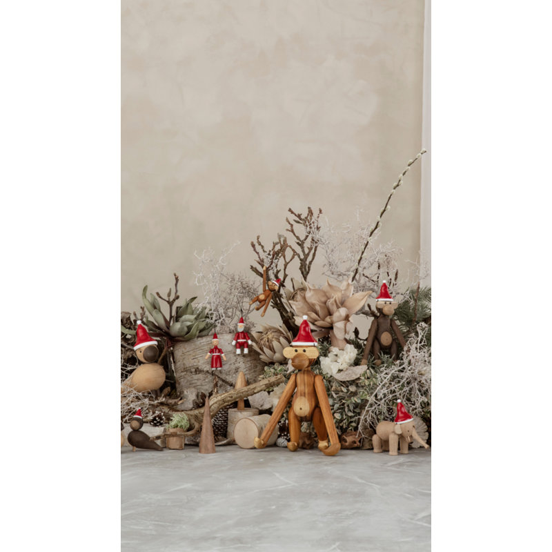 Santa's Cap Medium, 3.9" H x 2" W x 2" D