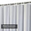 Green Leaves Minimal Nature Flat Shower Curtain with 12 Hooks-1319064434