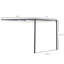 Milanna 3m x 3m Metal BBQ Gazebo