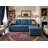 2-In-1 L-Shaped Sectional Sleeper Sofa With Linen Upholstery And Medium-Firm Cushions-124499251