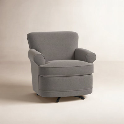 Maxton Upholstered Swivel Armchair