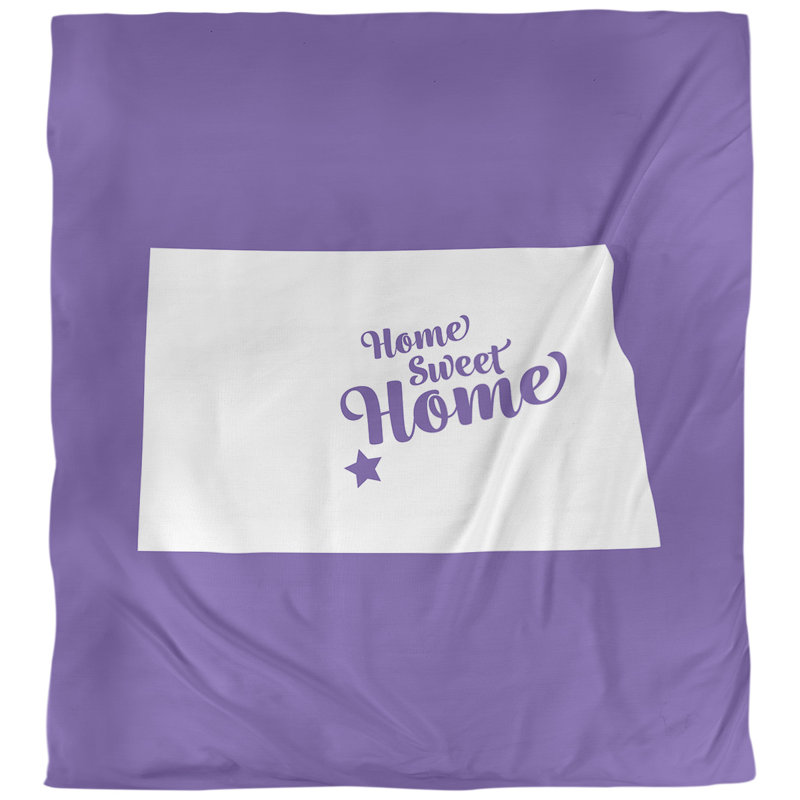 Housse de couette bismarck doux, Microfibre, Housse de couette pour très grand lit, Mauve