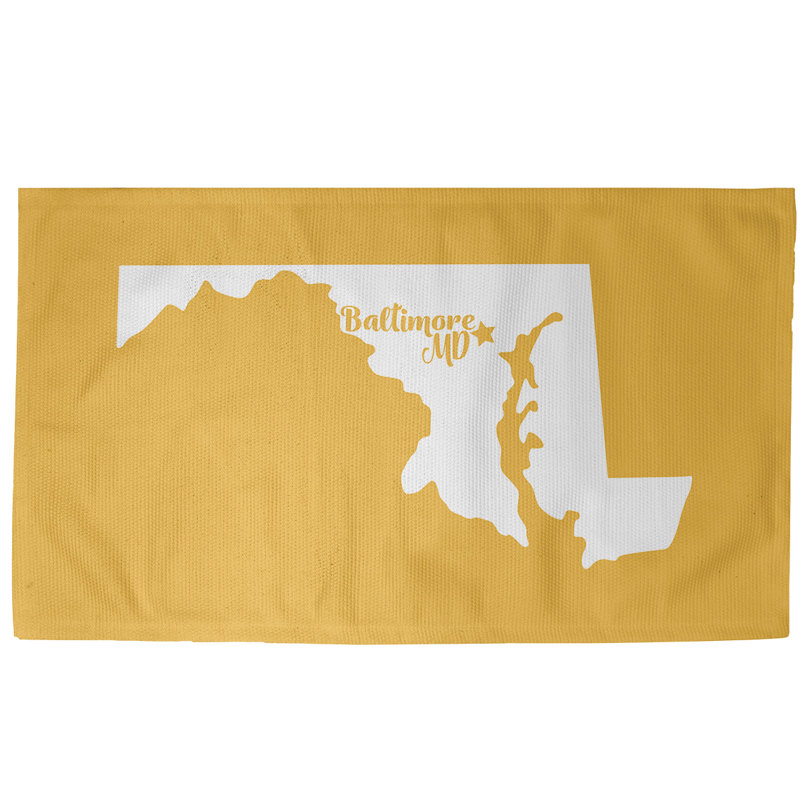 Tapis jaune baltimore maryland, Rectangle 5 pi x 7 pi