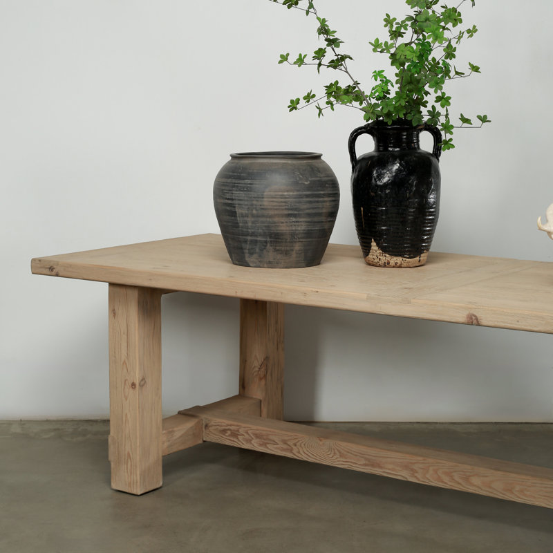 Amalfi Square Pine Wood Dining Table