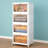 4 Tier Stackable Plastic Storage Bins With Lid And Wheels - 23 QT Closet Organizers And Storage, Foldable Storage Containers, Organization And Storage Boxes For Craft, Home, Pantry, Dorm-113467470