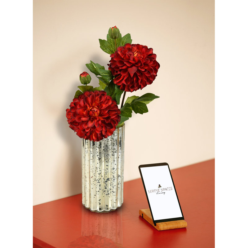 Glass Table Vase, 8" H x 4" W x 4" D