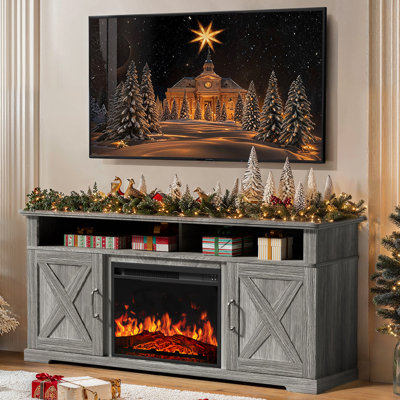 Kimblery TV Stand with Electric Fireplace 