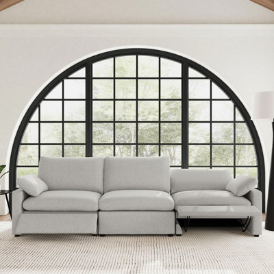 Hollander Grey Modular Power Reclining Sofa