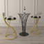 Ensemble de 2 tabourets de bar ronds à rayures en forme de S-118897571-118897569