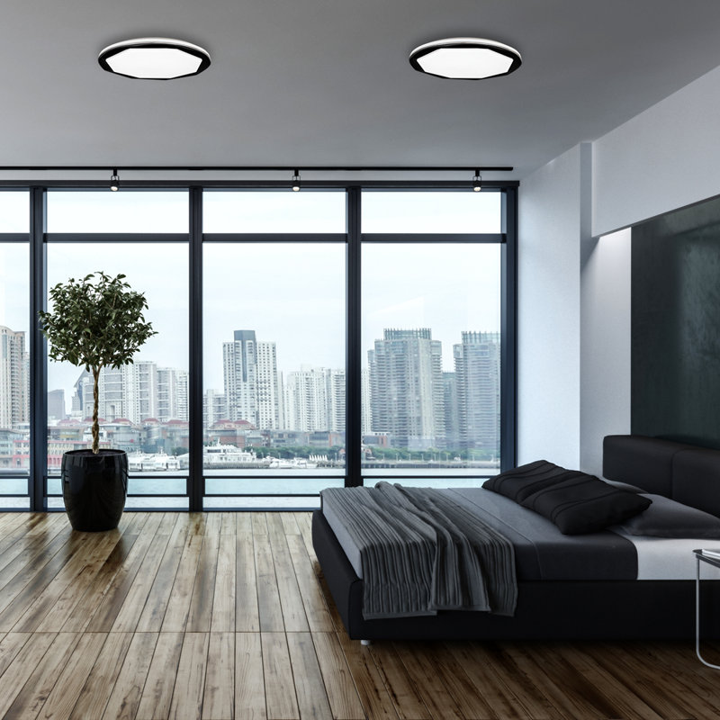 Optima Plastic LED Flush Ceiling Light