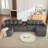 Wireless Charging Modular Sofa with Coffee Table