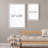 Heron Crane Bird Animals Nautical Decor - Large Framed Canvas Living Room Wall Art Work Set 3 Print-99077876-99077877