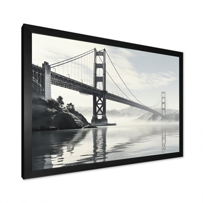 «Gray Bridge Golden Gate», reproduction sur toile