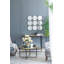 27,2 po de miroir décoratif contemporain de style minimaliste pour chambre à coucher