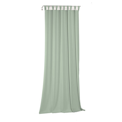 Newbury 67% Polyester And 33% Cotton Room Darkening Single Curtain Panel