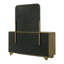 Commode 6 tiroirs et miroir Muscade