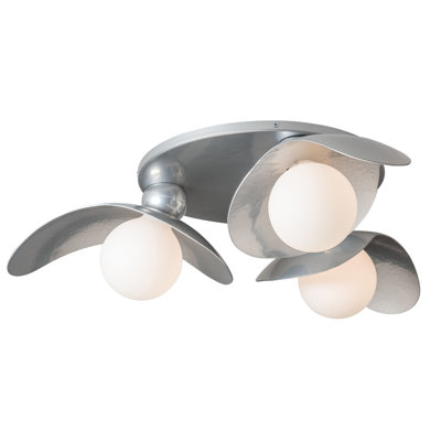 Yoki 3-Light Semi-Flush - Natural Iron