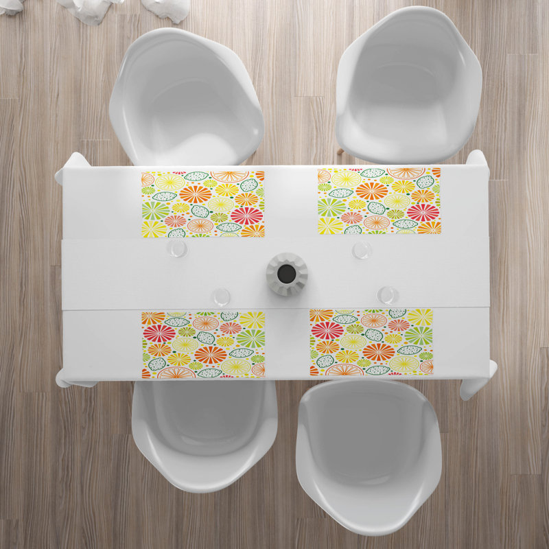 Polyester Geometric Rectangle Placemat