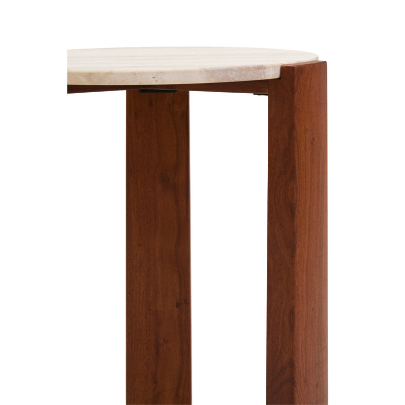 Cephus End Table, Brown, Cream