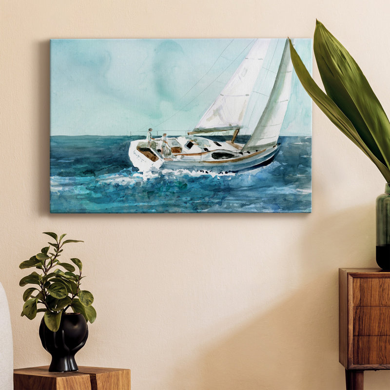 Voile Delray - peinture sur toile tendue, H 36 po x l 24 po x P 1 po
