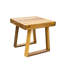 Ensemble de confort extérieur en bois - Fauteuil et composants latéraux utiles pour ensemble de jardin, de patio, de balcon qui rehausse l'ambiance
