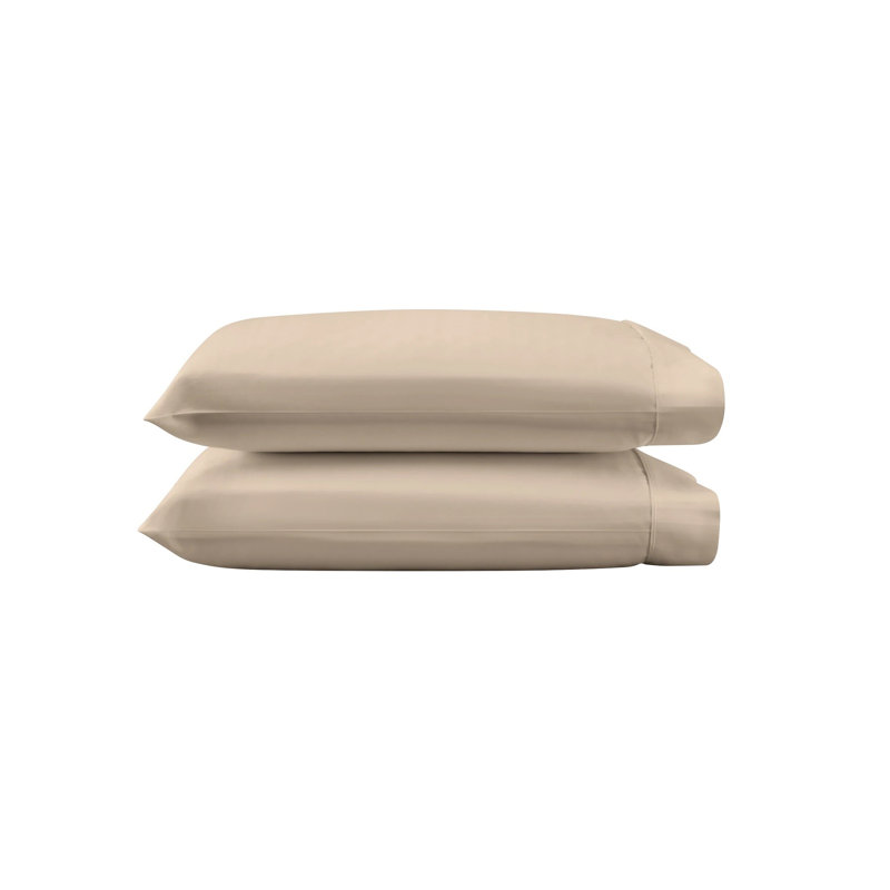 TEMPUR-Luxe Egyptain Cotton Pillowcase Set, King Pillowcase, Sandstone