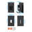 Led Vertical 5Cct Step Lights, Replaceable Magnetic Faceplat Indoor Stair Light, Dimmable-115095063