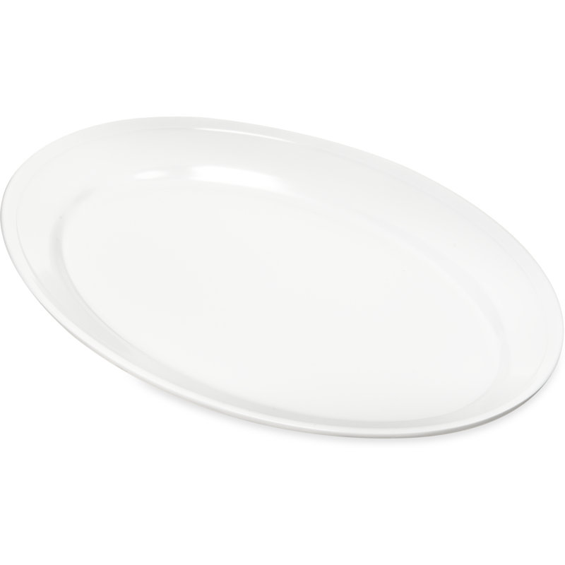 Plateau ovale en mélamine, l 8,5 po x P 12,5 po
