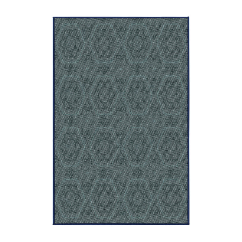Tapis gris / noir Ufomba, Rectangle 5 pi x 7 pi